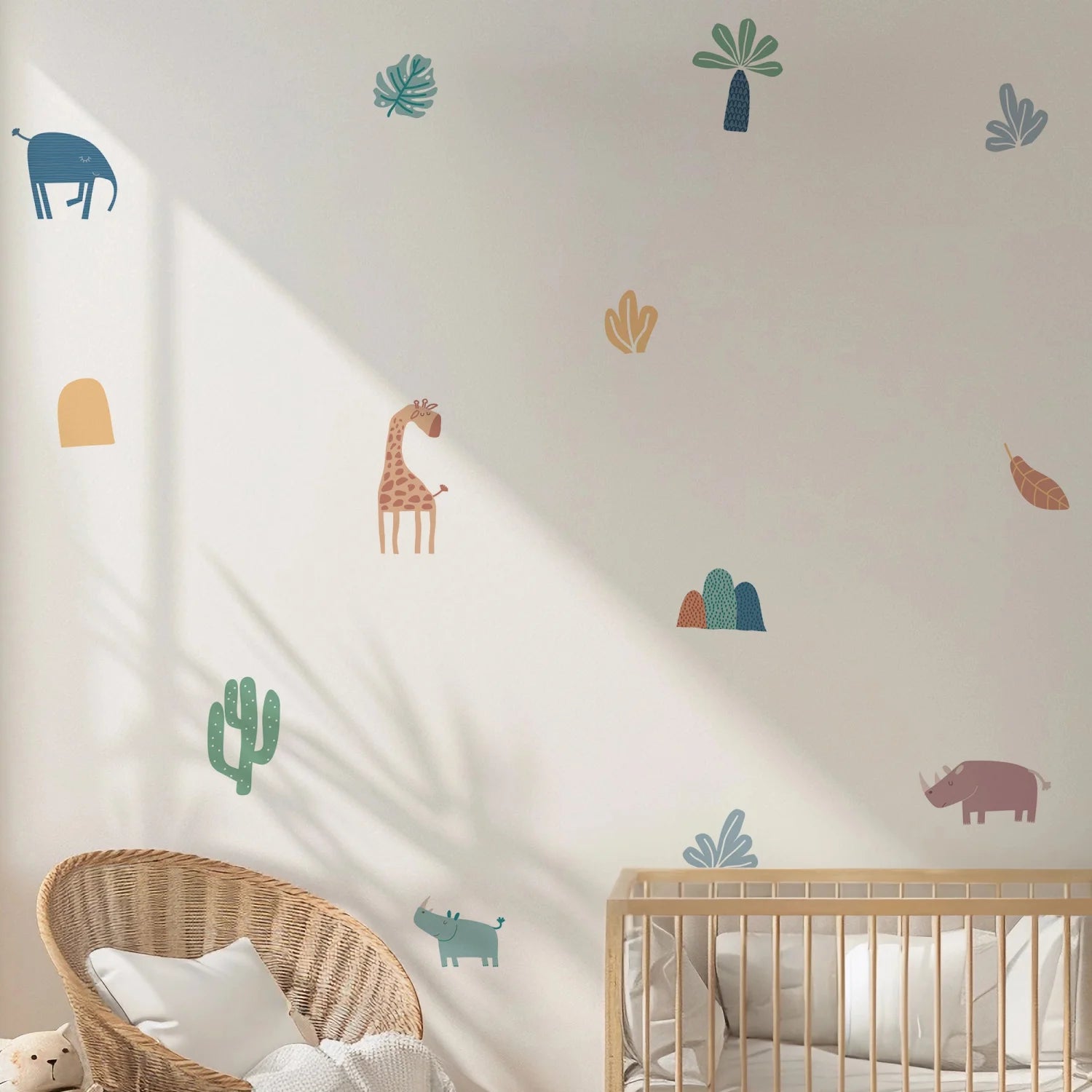 Abstract Safari Animal Wall Decals - Decals - Animals