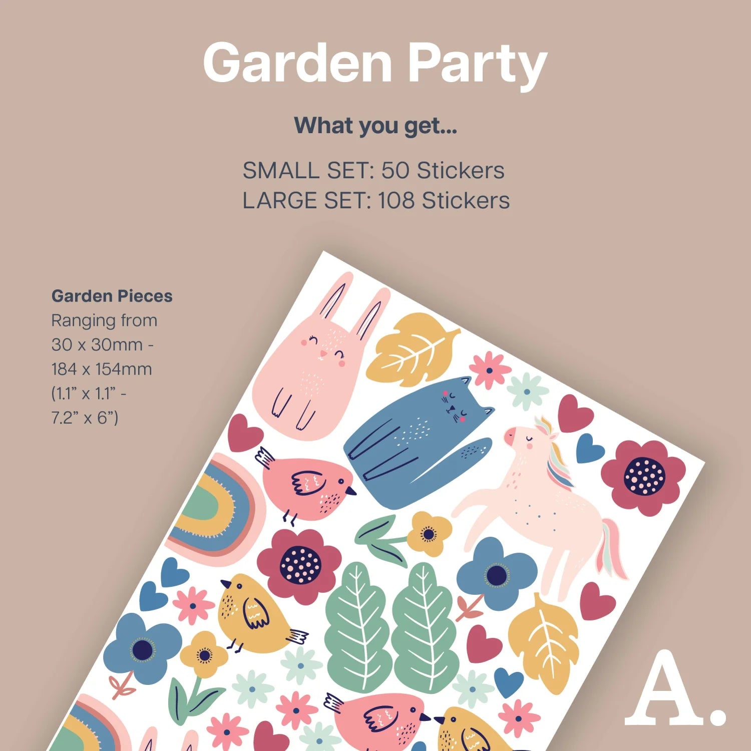 Garden Party Wall Decals - Decals - Florals