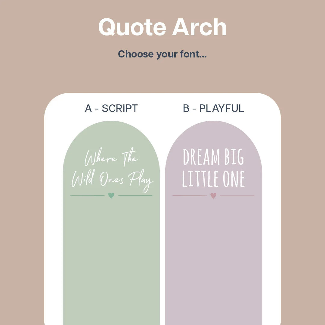 Make Waves Arch - Decals Quote Arches