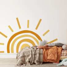 Rainbow Sun Wall Decal