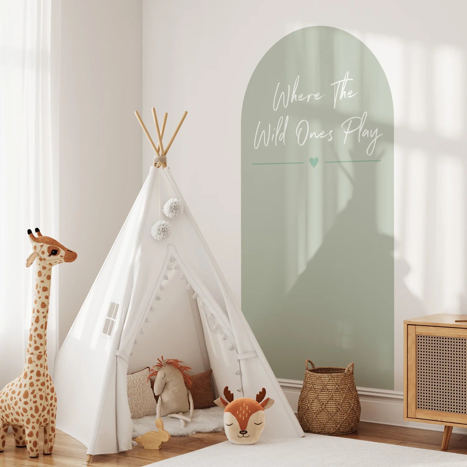 Where The Wild Ones Play Arch - Decals Quote Arches