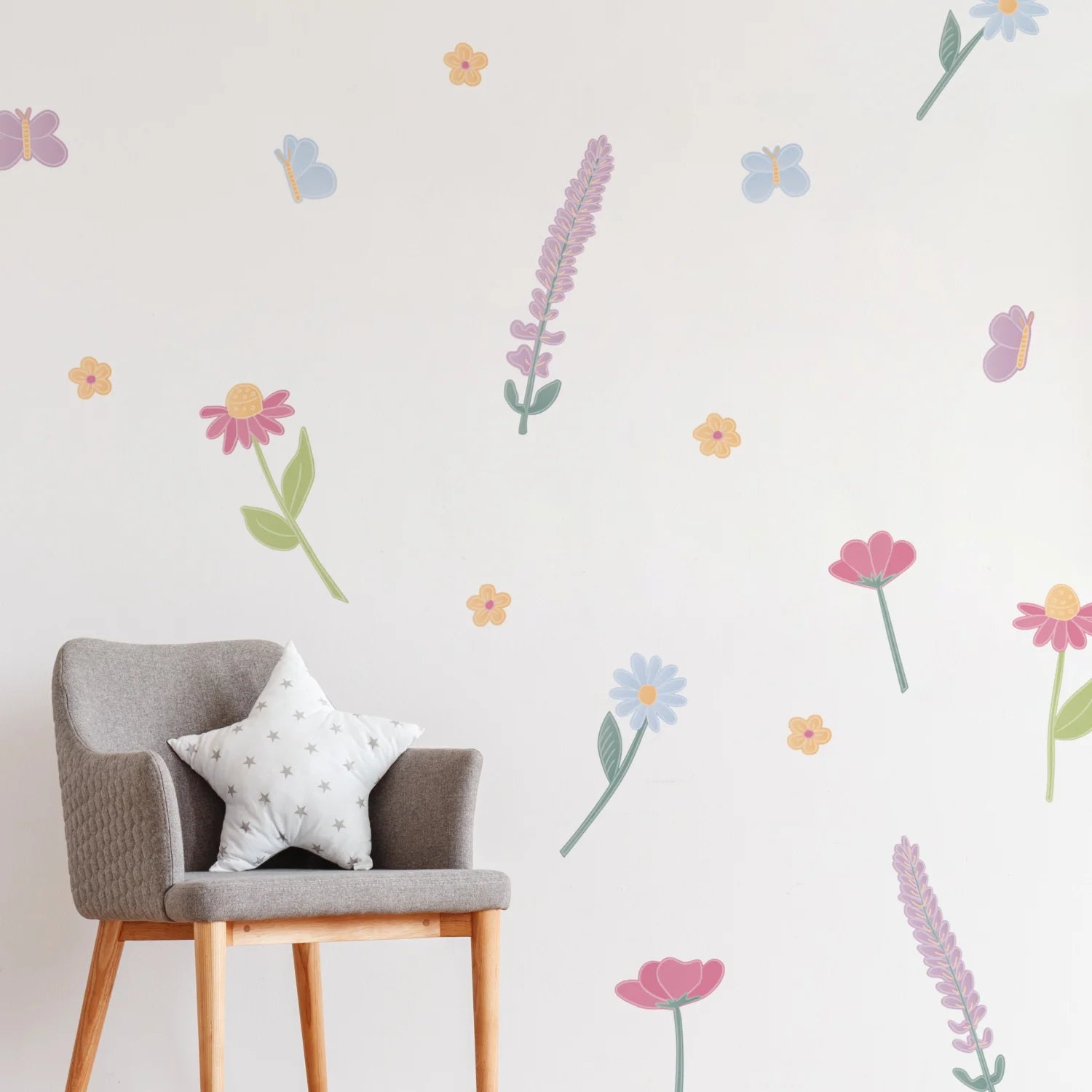 Wild Flowers Wall Decal - Decals Nature